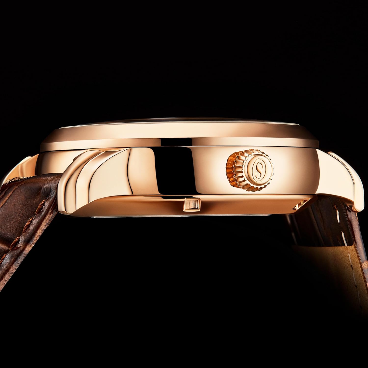 Stuhrling Original Relógio social masculino, movimento automático, mostrador esqueleto, duas vezes, caixa de aço inoxidável de 44 mm em promoção! Veja a oferta e mais achadinhos de Relógios de pulso 3 Hoje é o melhor dia para comprar Stuhrling Original Relógio social masculino, movimento automático, mostrador esqueleto, duas vezes, caixa de aço inoxidável de 44 mm com aquele preço maroto! Promoção! Aproveite a oferta! 3