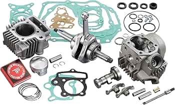 国産12vカブ 124ccボアアップ KITACO 送料無料 キタコ 124cc LIGHT ボアアップKIT ハイカムシャフト