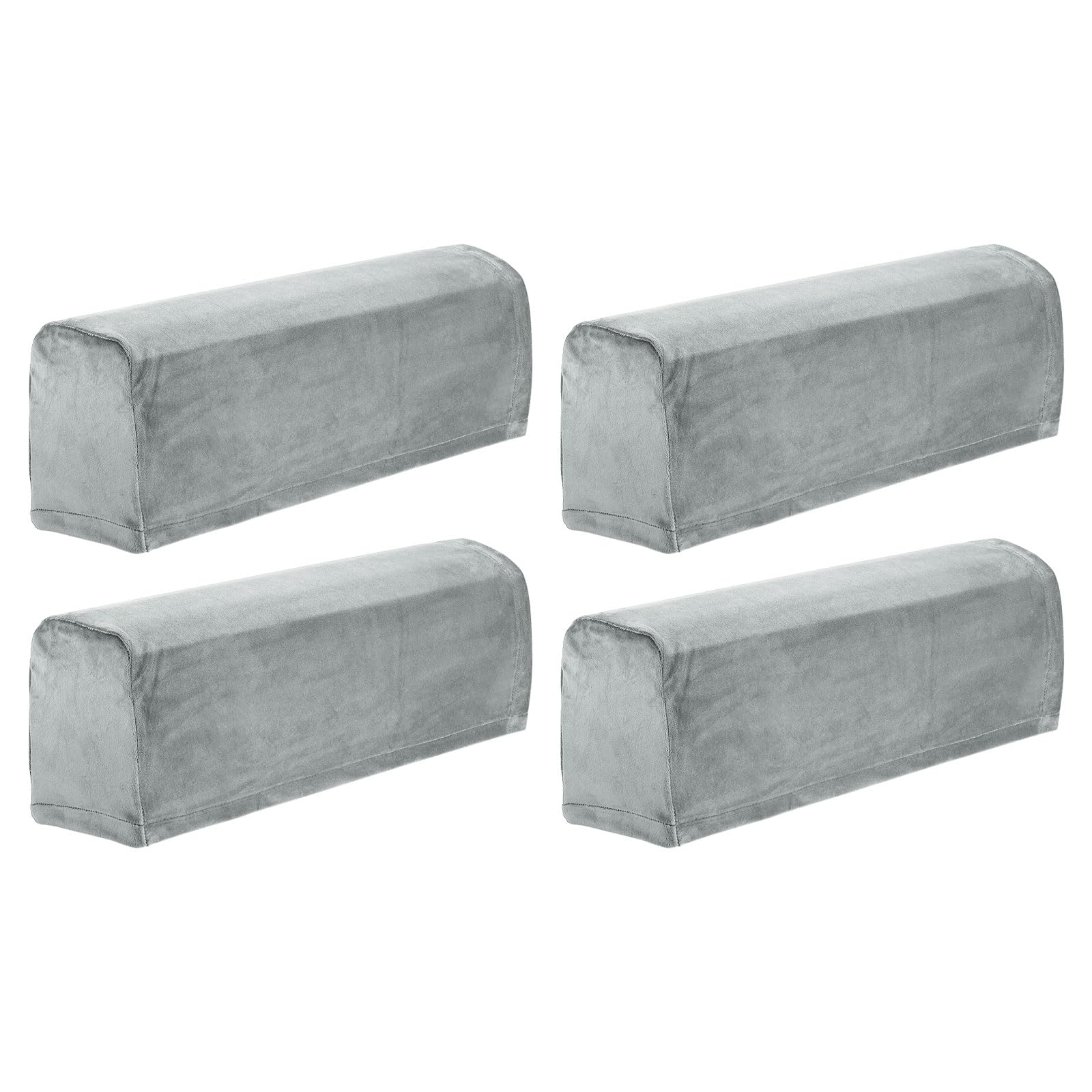 Housses de accoudoir antidérapantes durables et extensibles gris clair
