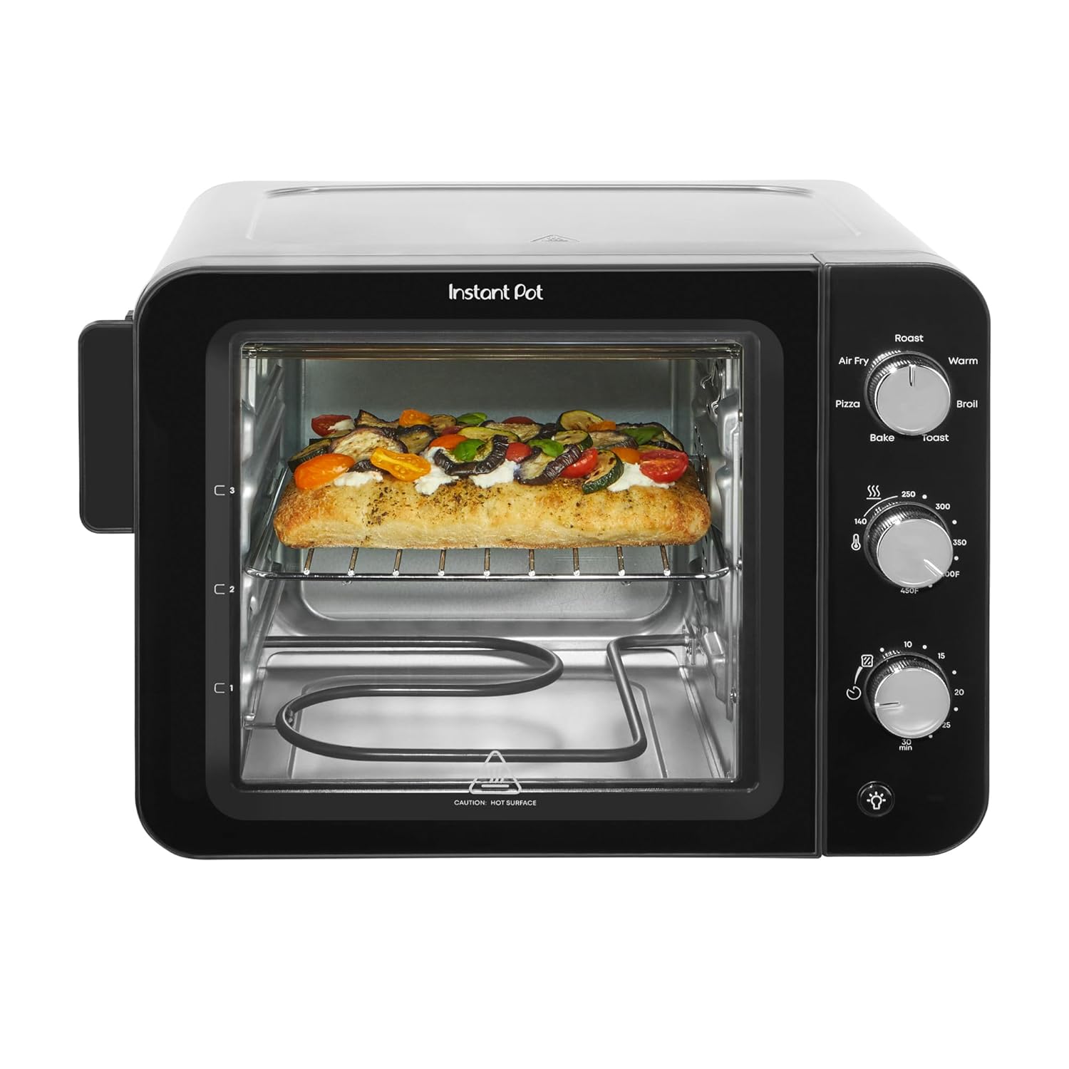 Instant Pot 4-Slice InstantHeat 7-in-1 Air Fryer Toaster Oven, Air Fry, Bake, Toast, Roast, Broil, Warm, and Make Pizza Instant Pot 4-Slice InstantHeat 7-in-1 Air Fryer Toaster Oven, Air Fry, Bake, Toast, Roast, Broil, Warm, and Make Pizza