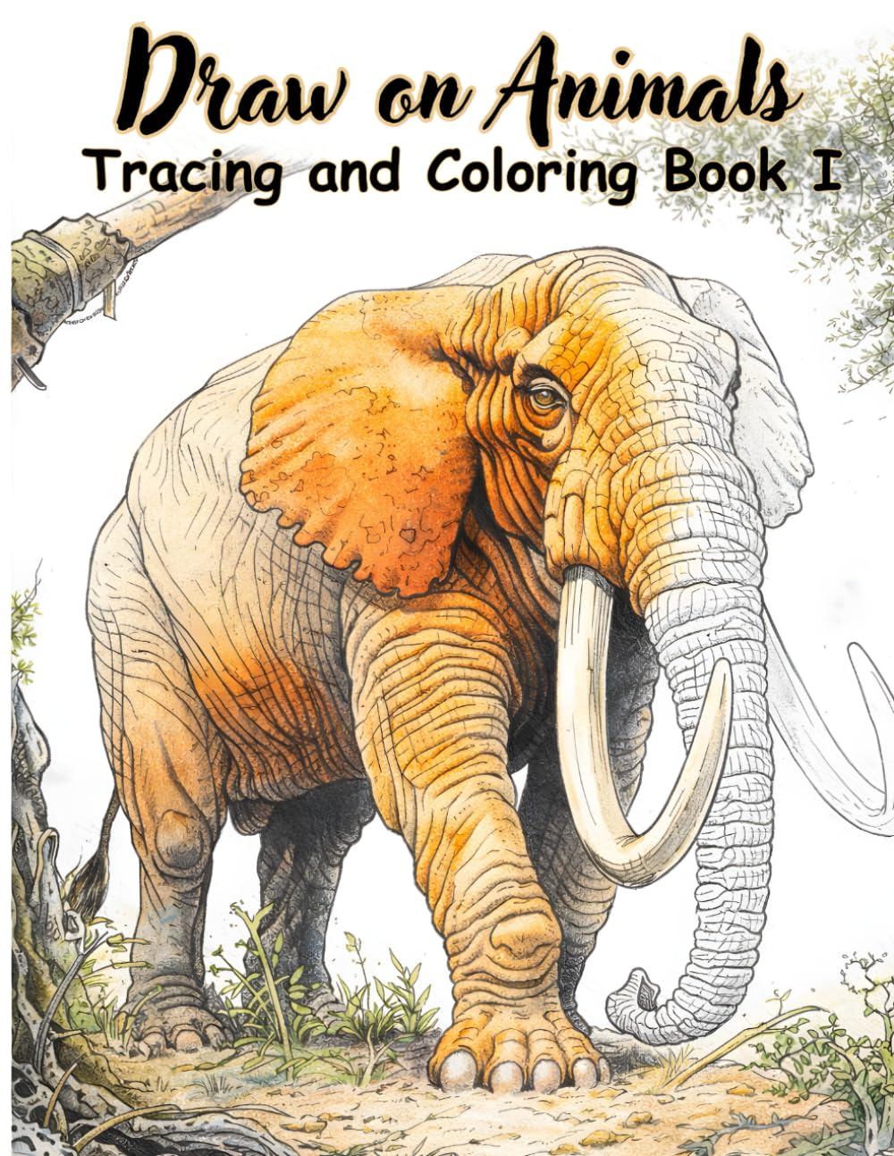 Draw on Animals: Tracing and Coloring Book I: 50 Detailed Wildlife Illustrations for Tracing, Coloring, and Relaxation – A Creative Activity Book for ... (Mystic Lines Tracing & Coloring Series)