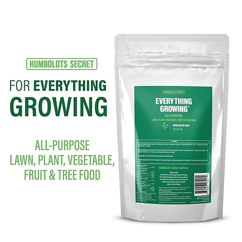 Miniatura 10 de Humboldts Secret Everything Growing Plant Food 20-20-20 - Fertilizante para plantas, mezcla equilibrada de nitrógeno, fósforo, potasio y algas, para