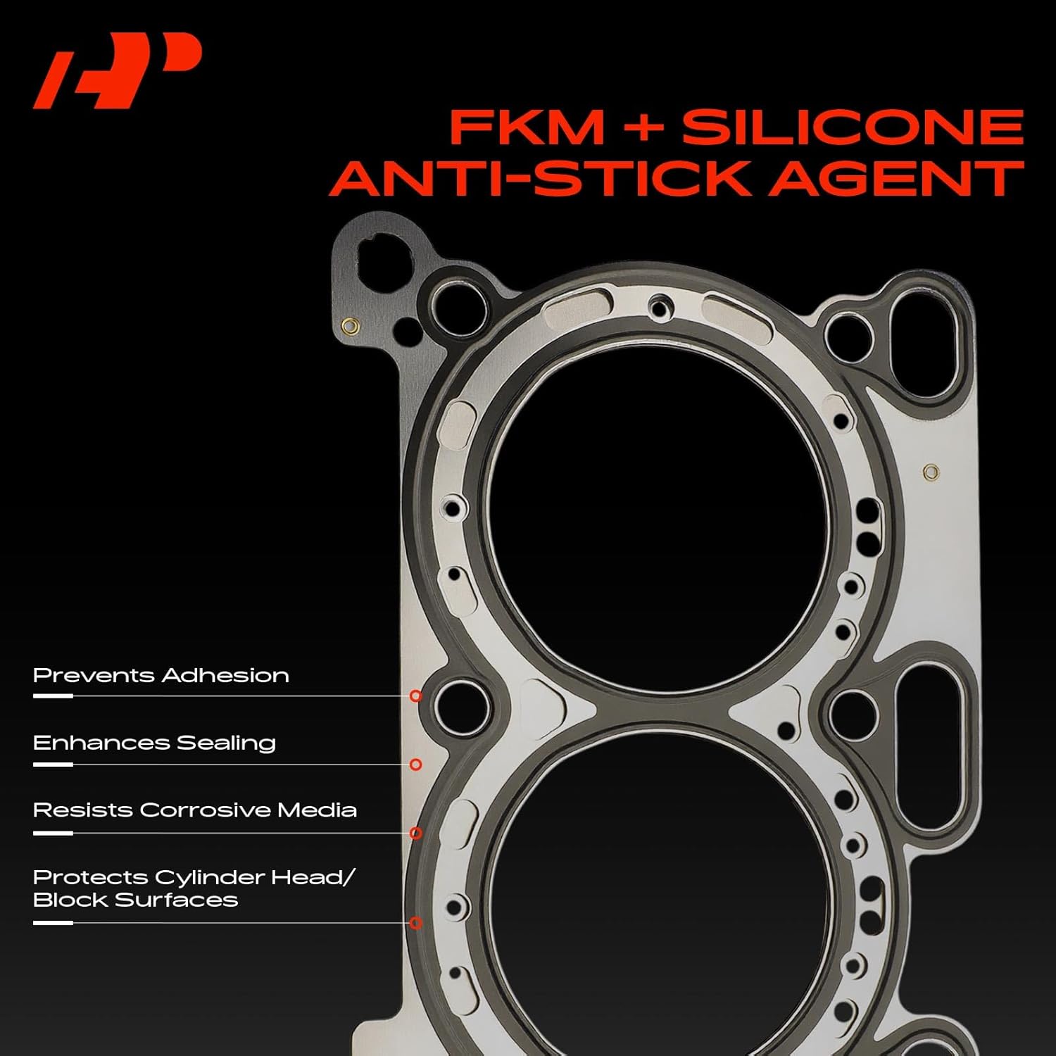 A-Premium V6 3.5L Right Engine Cylinder Head Gasket Compatible with Ford F-150 11-16, Expedition, Explorer, Flex, Police Interceptor Sedan Utility, Taurus, Transit-250 & Lincoln MKS, MKT, Navigator