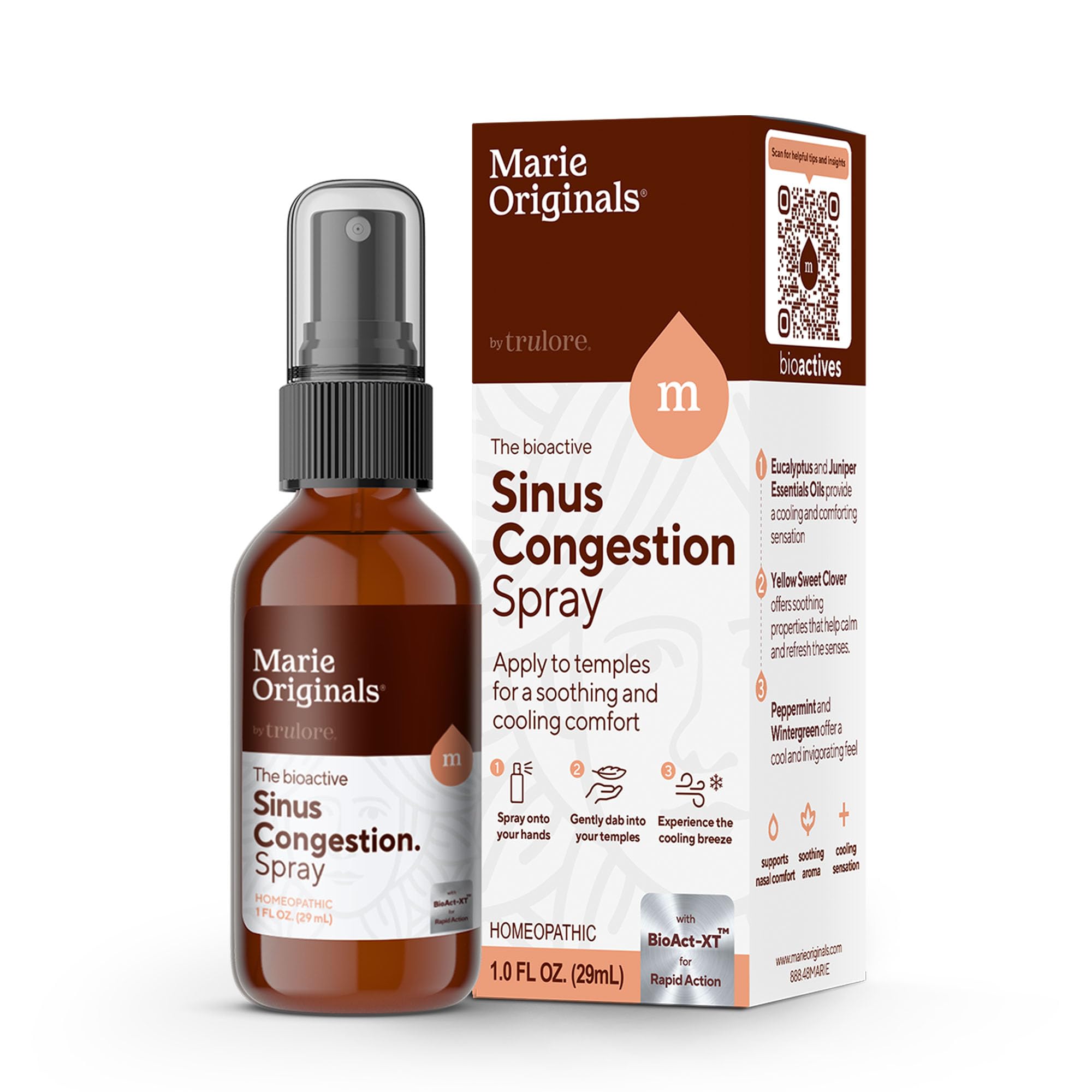 Amazon.com: Marie Originals Sinus Relief Spray – Natural Topical