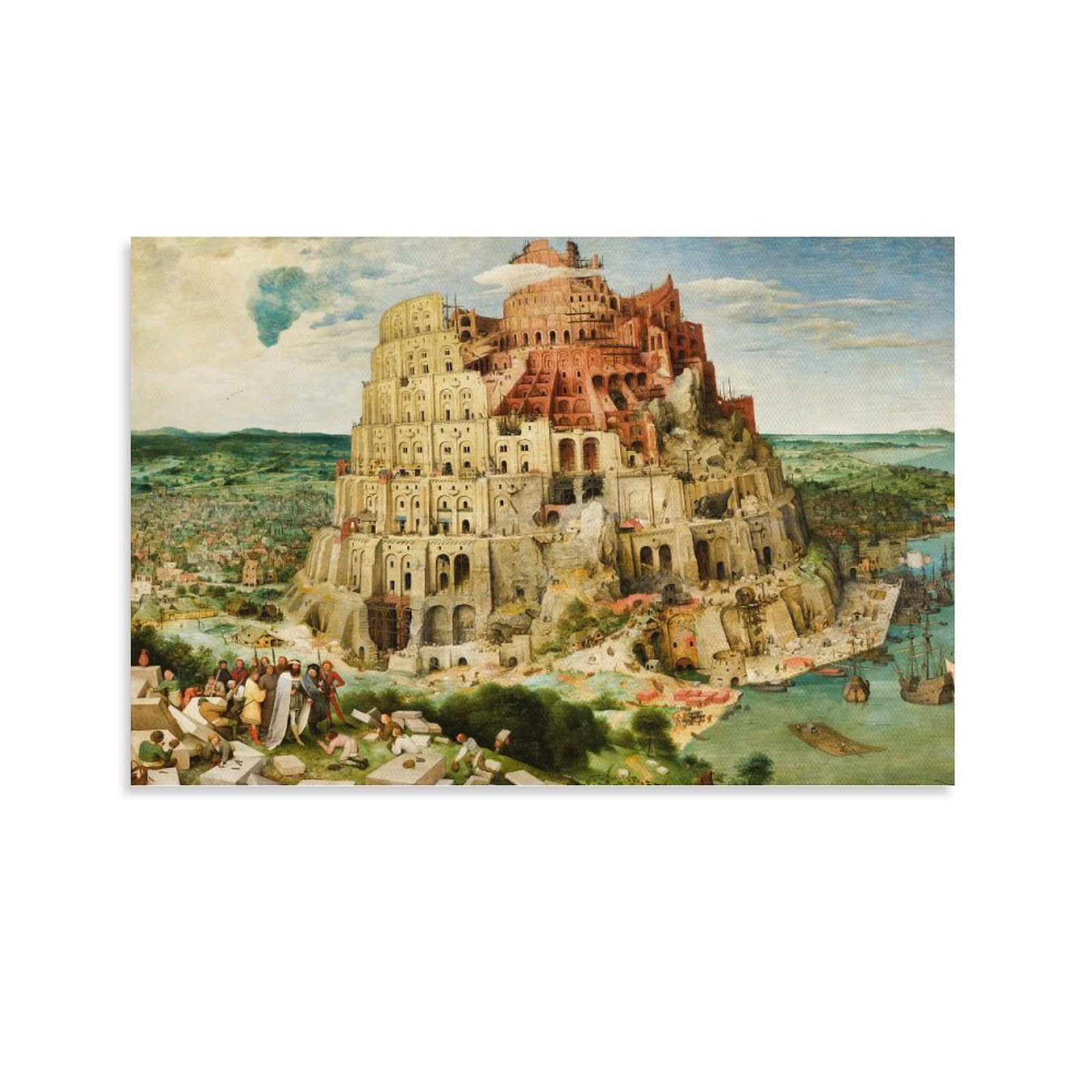 ブリューゲル　「バベルの塔」水晶絵　絵画　アートパネル　絵　アート　壁掛け　名画 アートパネル バベルの塔 (ブリューゲル) | ニトリネット【公式