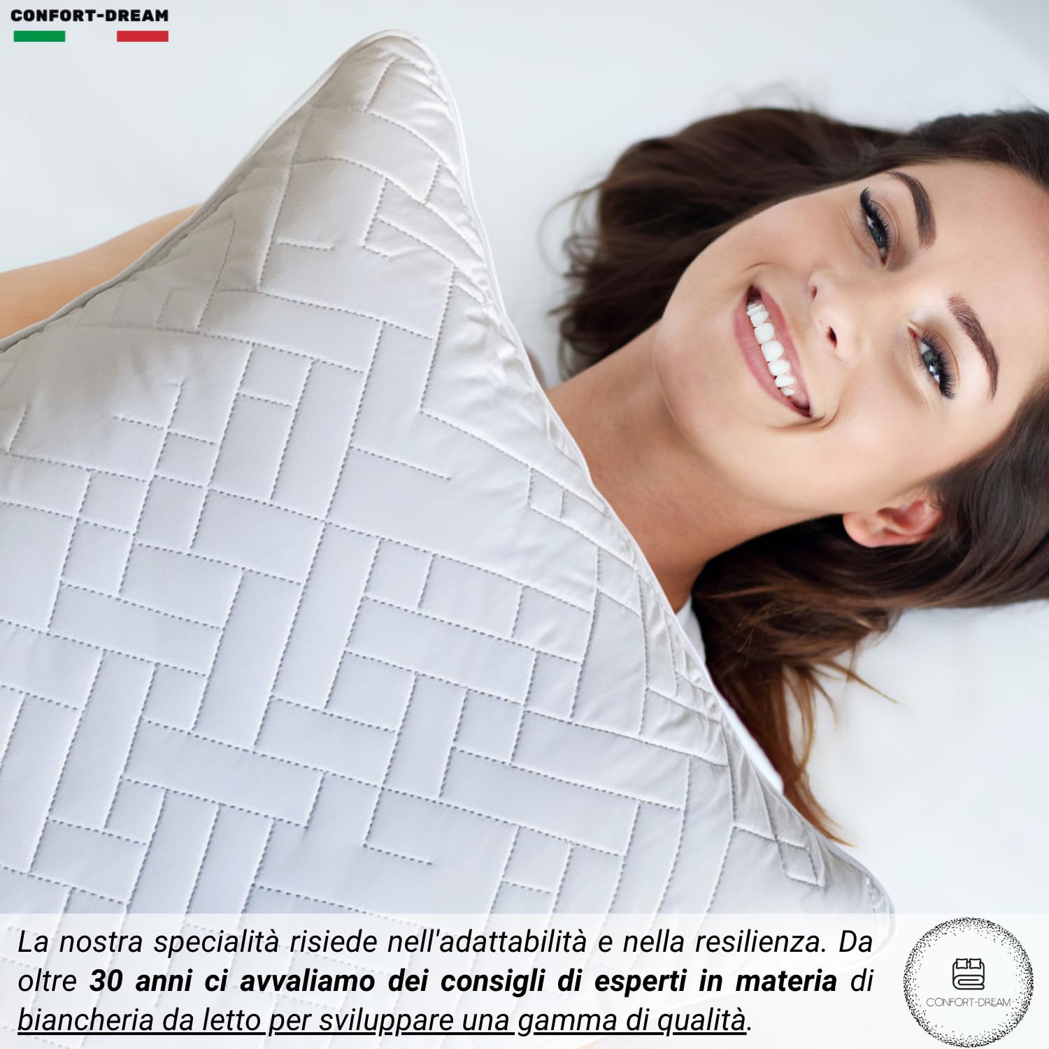 Cuscino Memory Foam +++ 60x60cm Sfoderabile