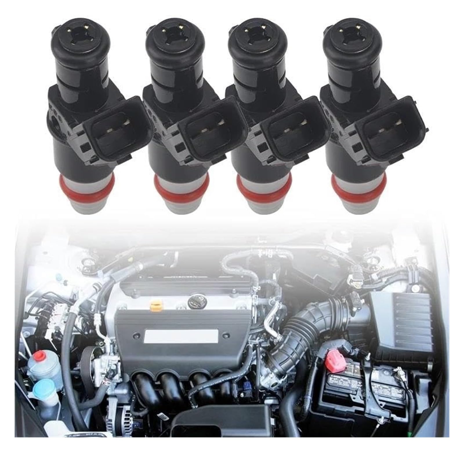 Inyector Combustible Boquilla Para Civic Para CRV 2.0L 2007-2015 Inyectores Gasolina Para Coche 16450-RZP-003 Juego 4 Combustible Repuesto