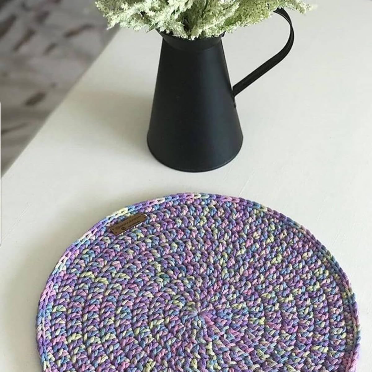 Makramee-Garn aus Baumwolle, 3 mm, mehrfarbig, geflochten, 4 Knäuel x 140 m, 4 mittelgroße, bunte Ombré-Kuchengarn, bunte Regenbogen-Makramee-Schnur zum Stricken, Häkeln und Knoten