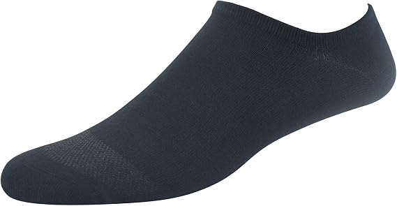 Yomandamor Men's 5 Pairs No Show Socks With Seamless Toe and Grip Heel