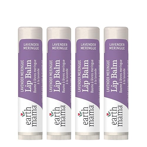 Vista 17 de Earth Mama Paquete de 4 cuádruplets de bálsamo labial Sin petróleo, colores ni sabores artificiales