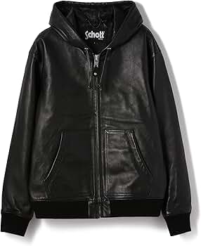 Amazon.co.jp: Schott NYC Leather Fullzip Parka 3111054 Men's Full