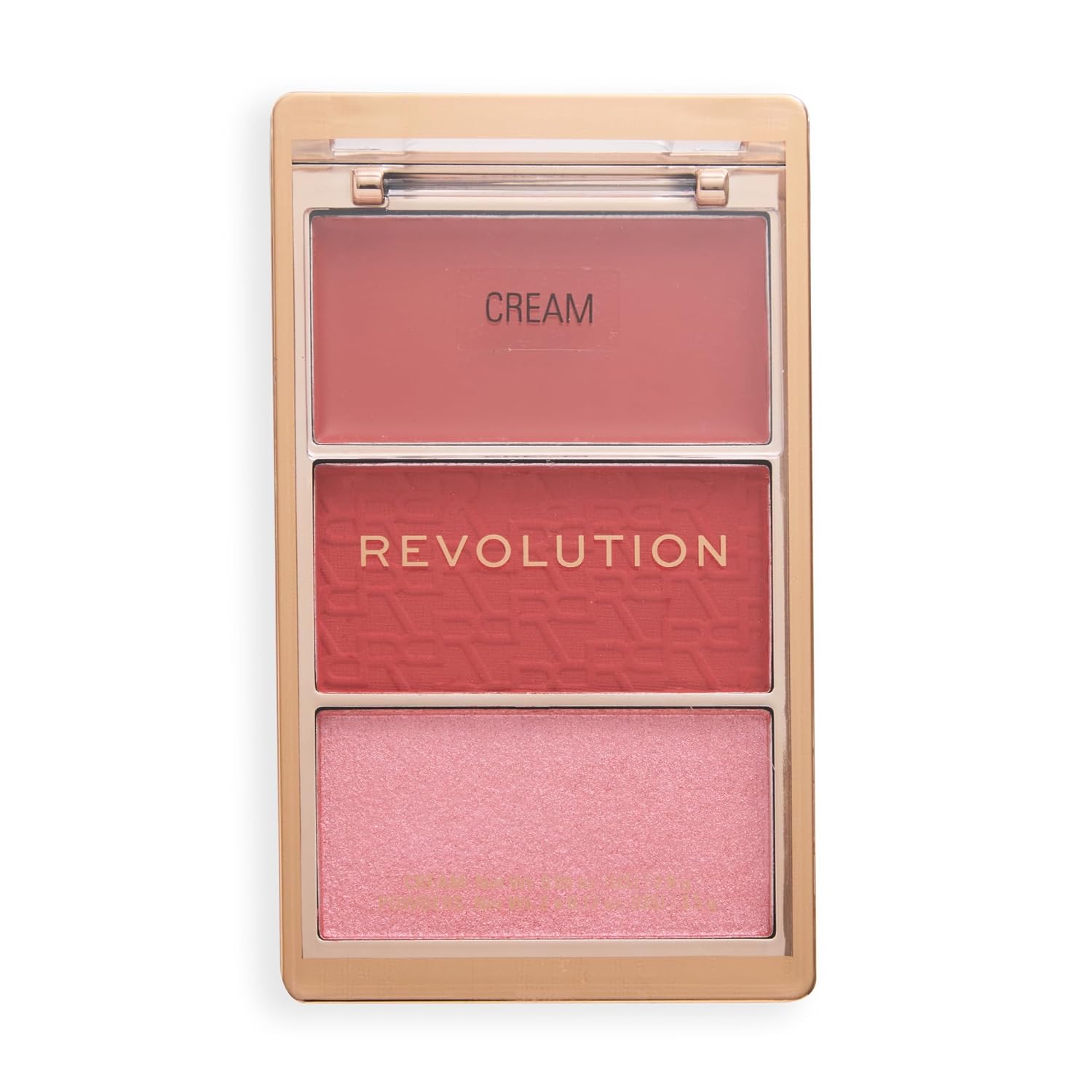 Revolution, Blush Icon Palette, Cream, Matte, & Shimmer Bronzer Trio, Hyaluronic Acid Infused, High Pigment, Vegan & Cruelty-Free, Rebellious Red, 0.09 oz - Image 3