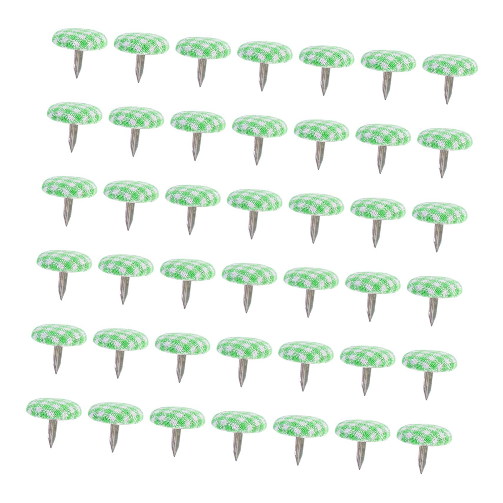 KALLORY DIY Craft Nails 50pcs Two-Legged Nails Metal Studs for Decorative Projects