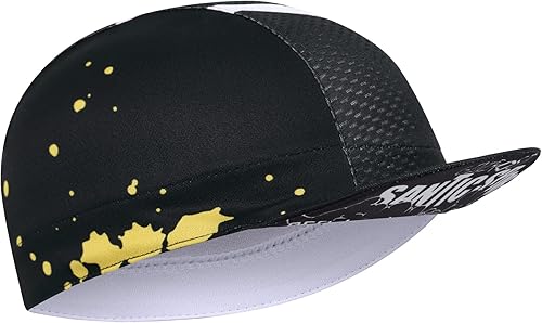 Miniatura 2 de Santic Gorra de ciclismo para hombre, transpirable, transpirable, absorbente de sudor