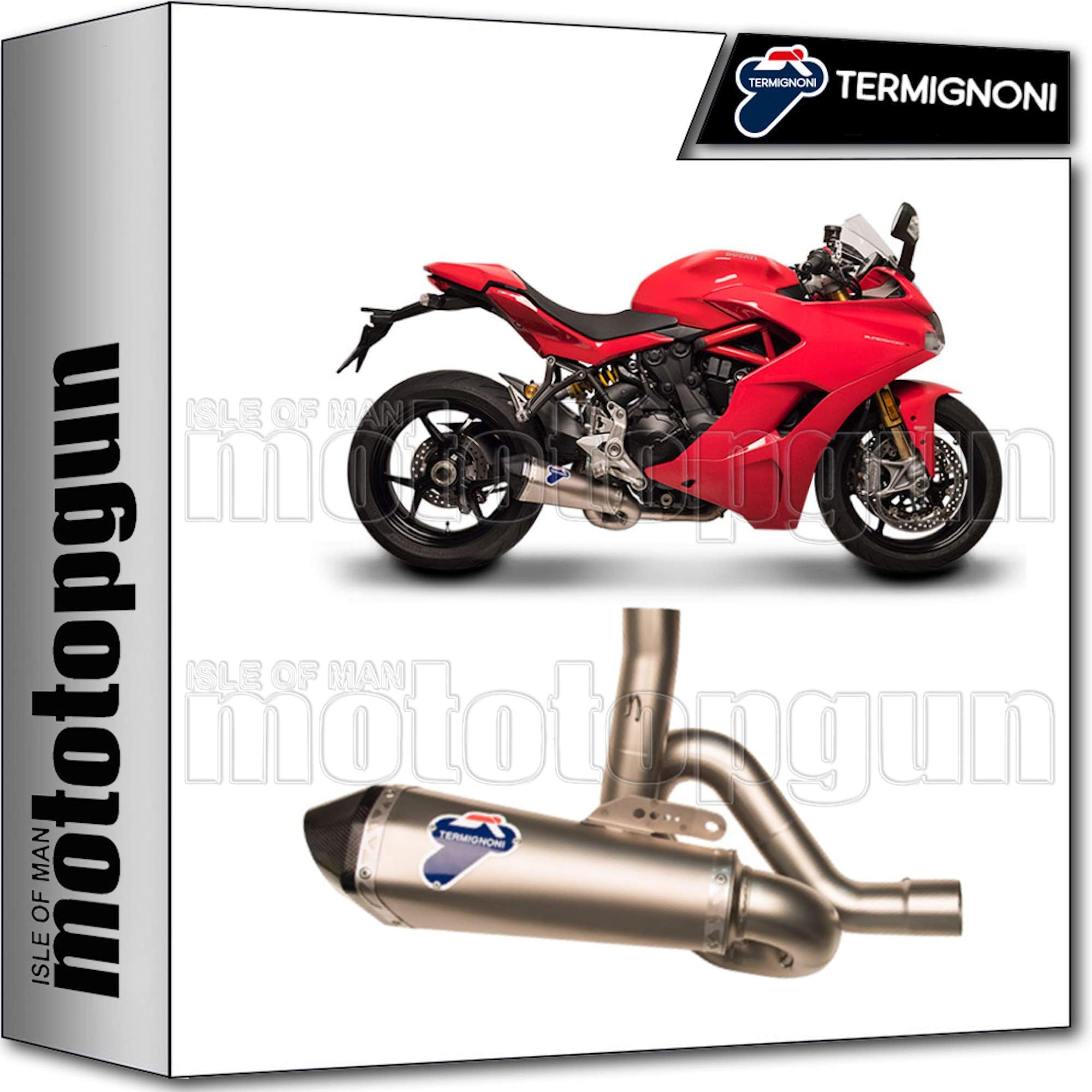 TERMIGNONI EXHAUST DE-CAT RACE SCREAM TITANIUM SUPERSPORT 2016 16 2017 17 D18109440ITC