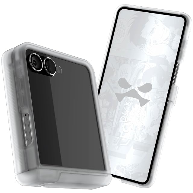 Ghostek Ghostek Covert Clear Galaxy Z Flip7 Case with Built-in Kickstand, MagSafe and Full Hinge Protection Designed for 2025 Samsung Galaxy Flip 7 (6.9") (Clear Matte)