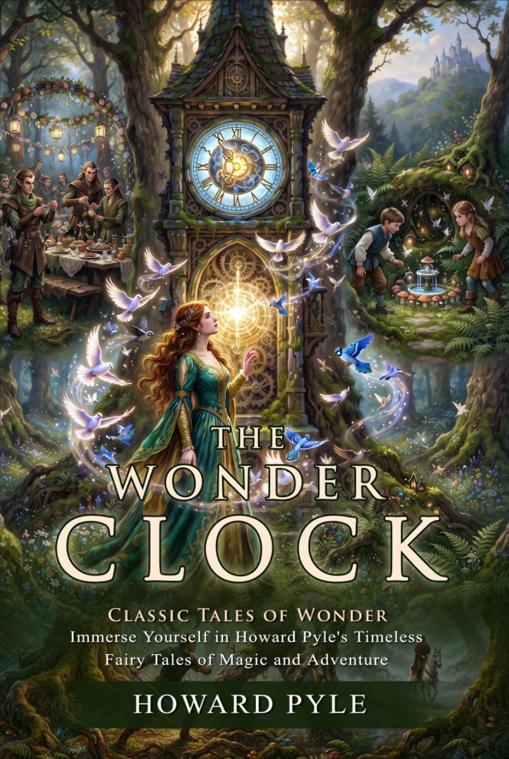 The Wonder Clock: Classic Wonder and Magic Tales: Fascinating Fantasy Adventures - Illustrated with Biography and Commentary