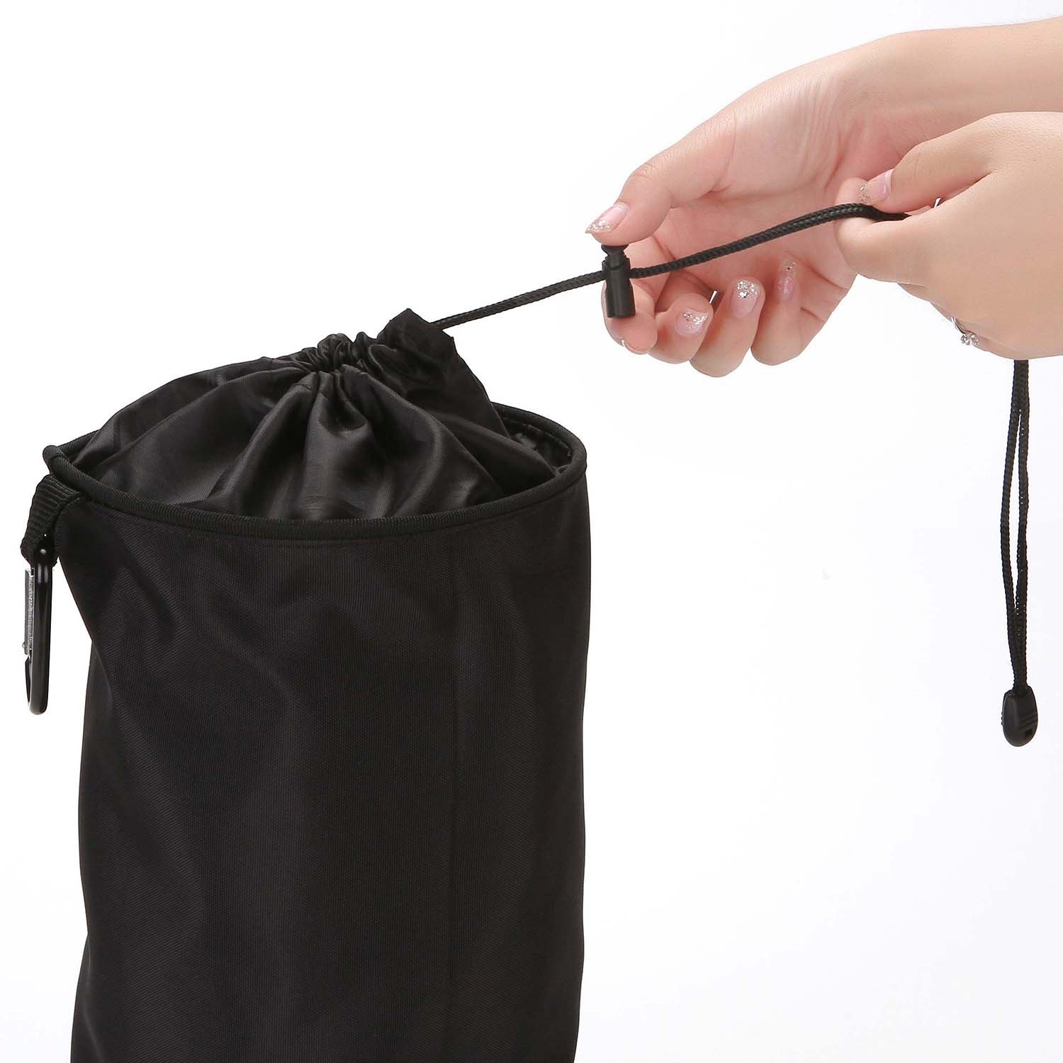 Bolsa organizadora de Pinzas para Colgar Ropa, a Prueba de Polvo (Negro)