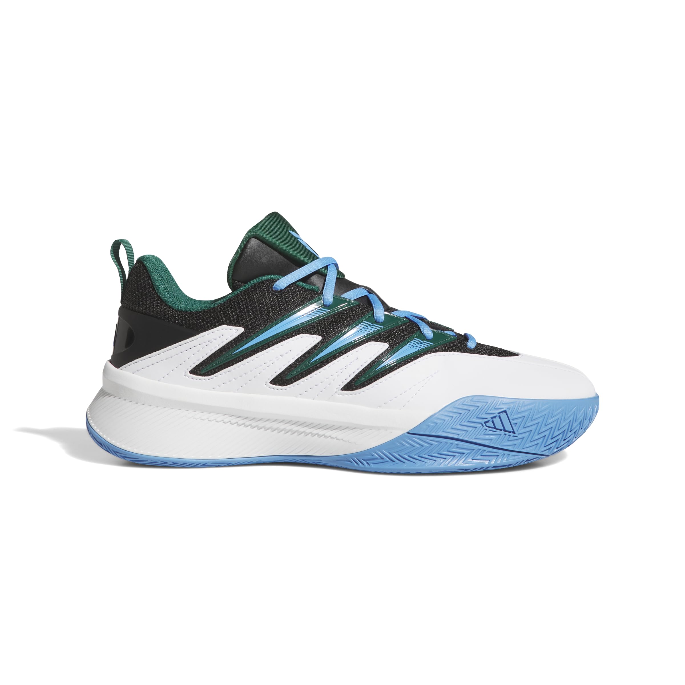 adidas Unisex Adulto Dame Certified 3, FTWR White/Collegiate Green/Blue Burst, 38 2/3 EU