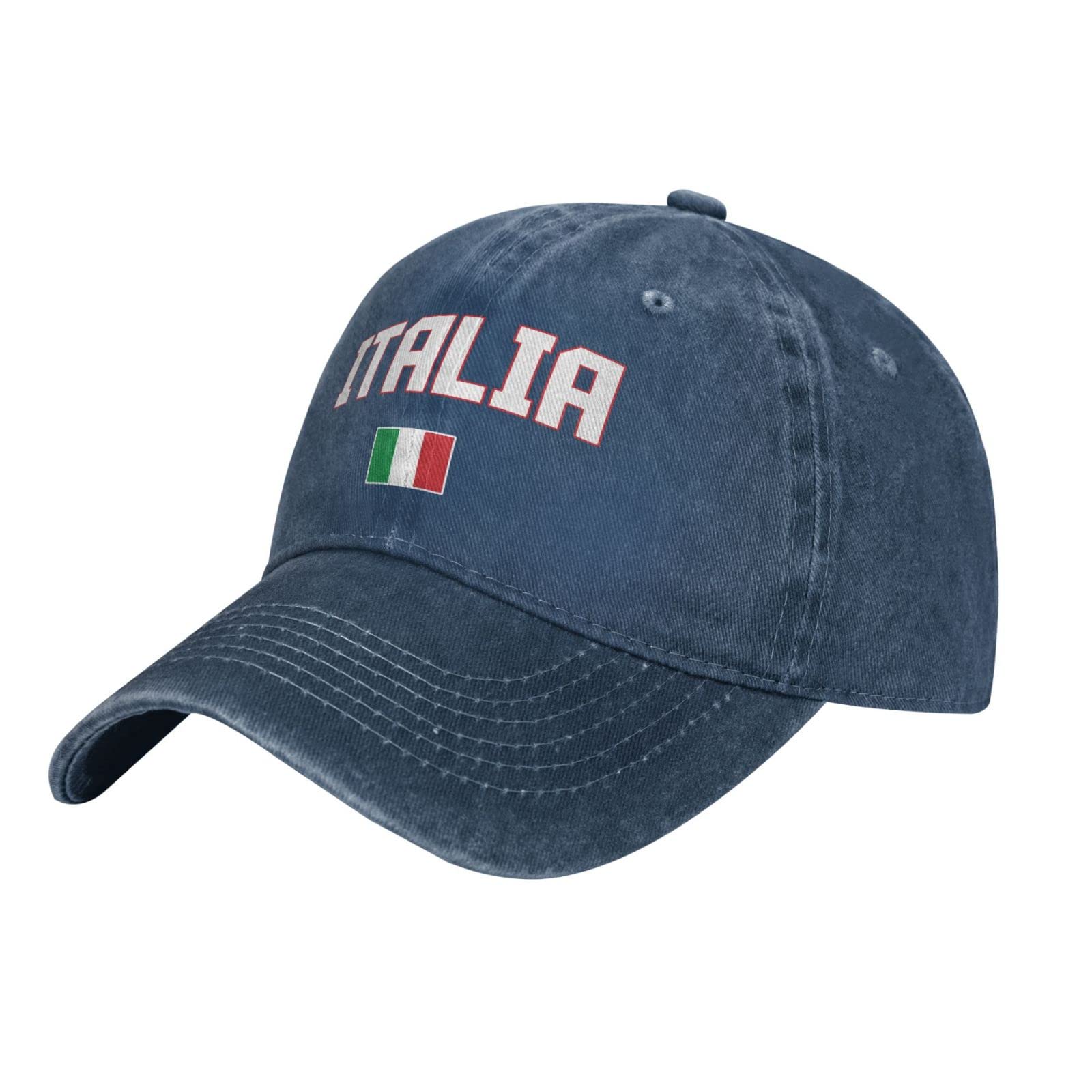 452 Men's Baseball Cap 597 Wo Baseball Cap Italian National Italy Flag Cool Trucker Hat Do Old Hip Hop Cap Vintage Casual Hat For Golf Outdoor Sport