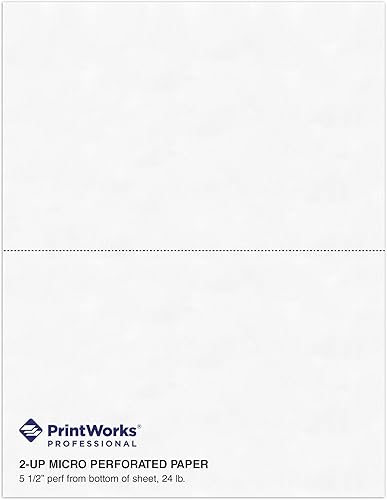 Miniatura 7 de PrintWorks Professional Papel perforado, 2500 hojas, 2 partes Perf
