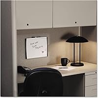 Vista 4 de Quartet (ARC3018) - pizarra de borrado en seco con armazón magnético arco cubicle, 30 נ18 pulgadas con armazón de aluminio, Blanco