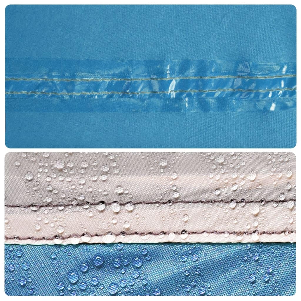Tarp Outdoor Tent Wasserdicht Tarp Camping Zelt Plane Ultraleicht Camping Zeltplane Zeltunterlage für Ourdoor Camping Zeltplane Tarp für Hängematte 300x294 cm Polyester Blau