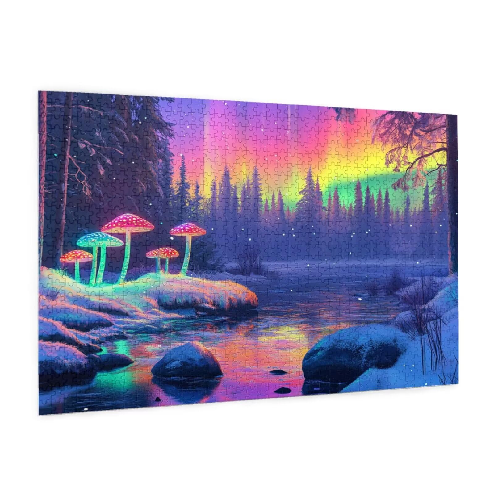 Puzzle 3000 Teile, Puzzle Erwachsene, Holzpuzzle Norwegen Impossible Jigsaw, Clevere Rätsel, HD Farbe Jigsaw mit Geschenkbox Verpackung for Room Decor, Geschenke für Frauen Landschaft 122x81cm p-335