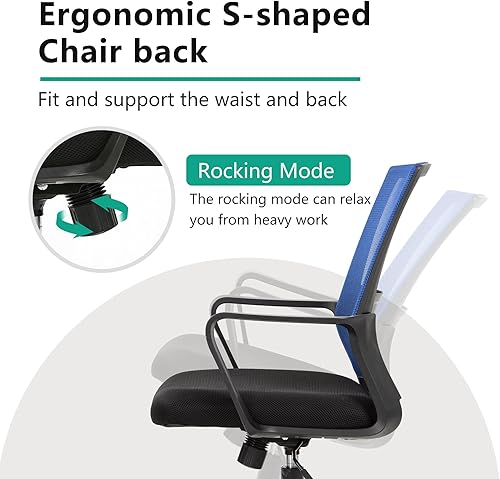 Miniatura 4 de PayLessHere Silla ergonómica para videojuegos, silla de computadora, silla de oficina, sillas de videojuegos con soporte lumbar, silla de