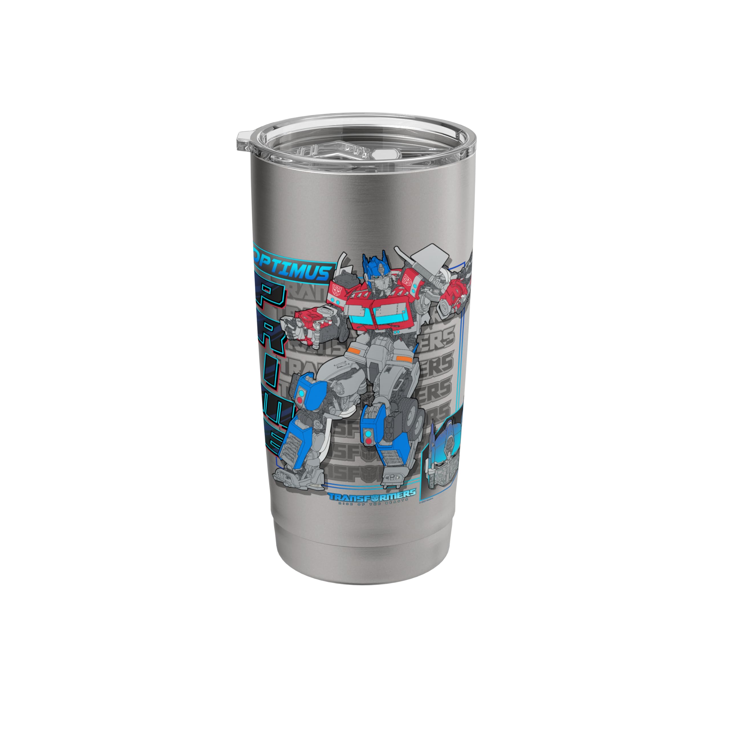 Transformers: Rise of the Beasts Optimus Prime Epic Showcase Stainless Steel Insulated Tumbler
