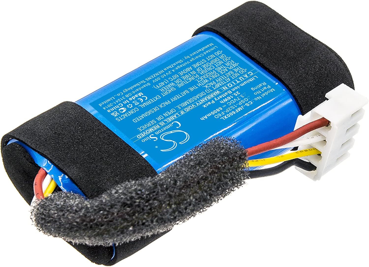 SPANN Battery Replacement for JBL Flip 6, JBLFLIP6BLUAM, JBLFLIP6REDAM, Part No: GSP-1S2P-F6D 3.7V