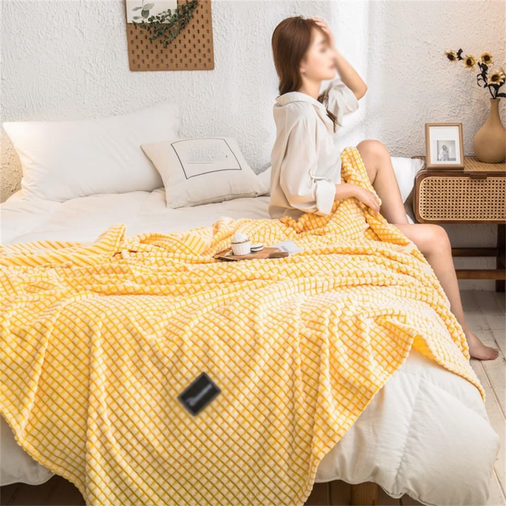 Milk Flannel Blanket Office Napping Coral Velvet Bean Single Quilt Sofa Cover