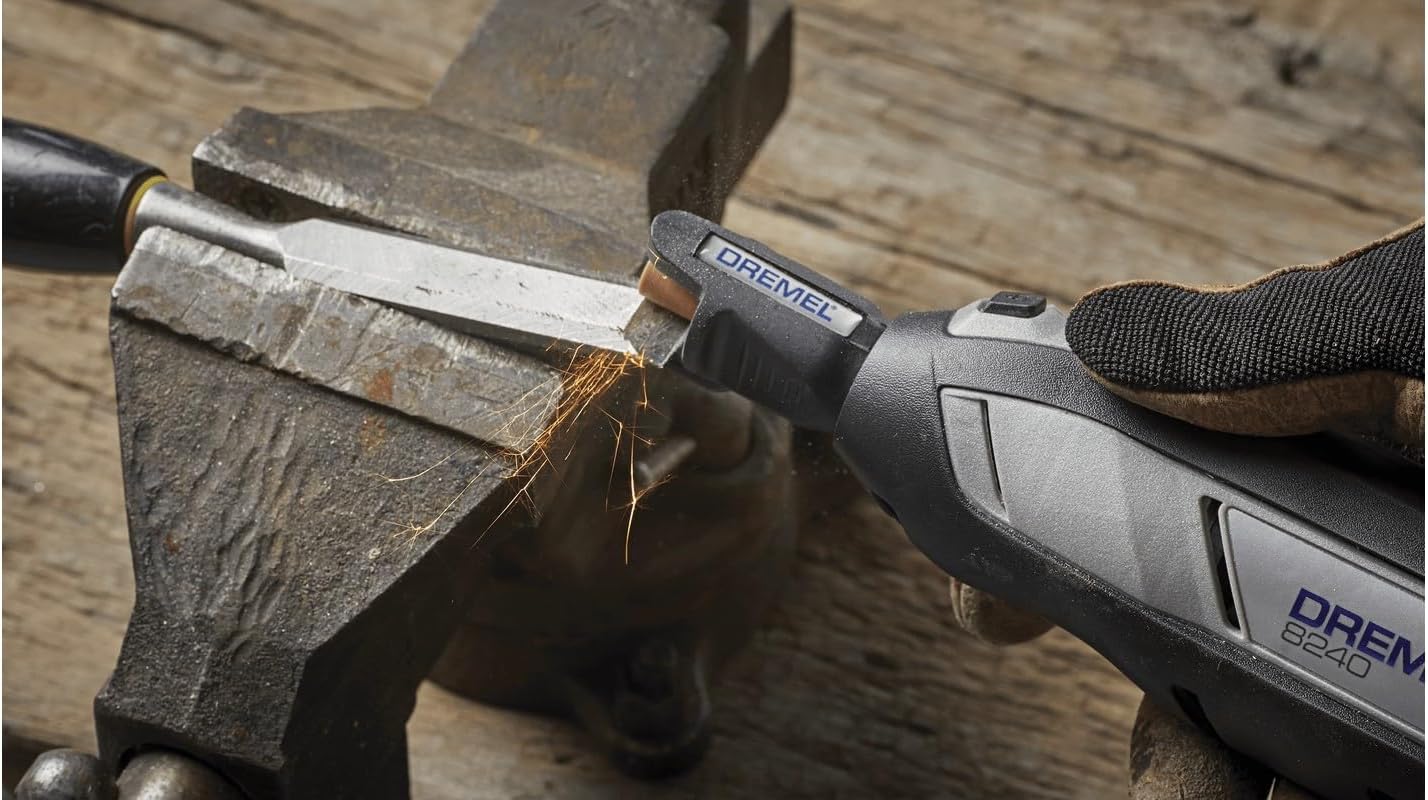 Dremel A679-02 Sharpening Attachment Kit for Sharpening Outdoor Gardening Tools, Chainsaws, and Home DIY Projects, Medium