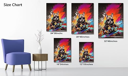 Miniatura 12 de ANRUOXI Graffiti - Lienzo decorativo para pared, diseño abstracto retro, pintura urbana moderna, póster de decoración de pared de zapatos para