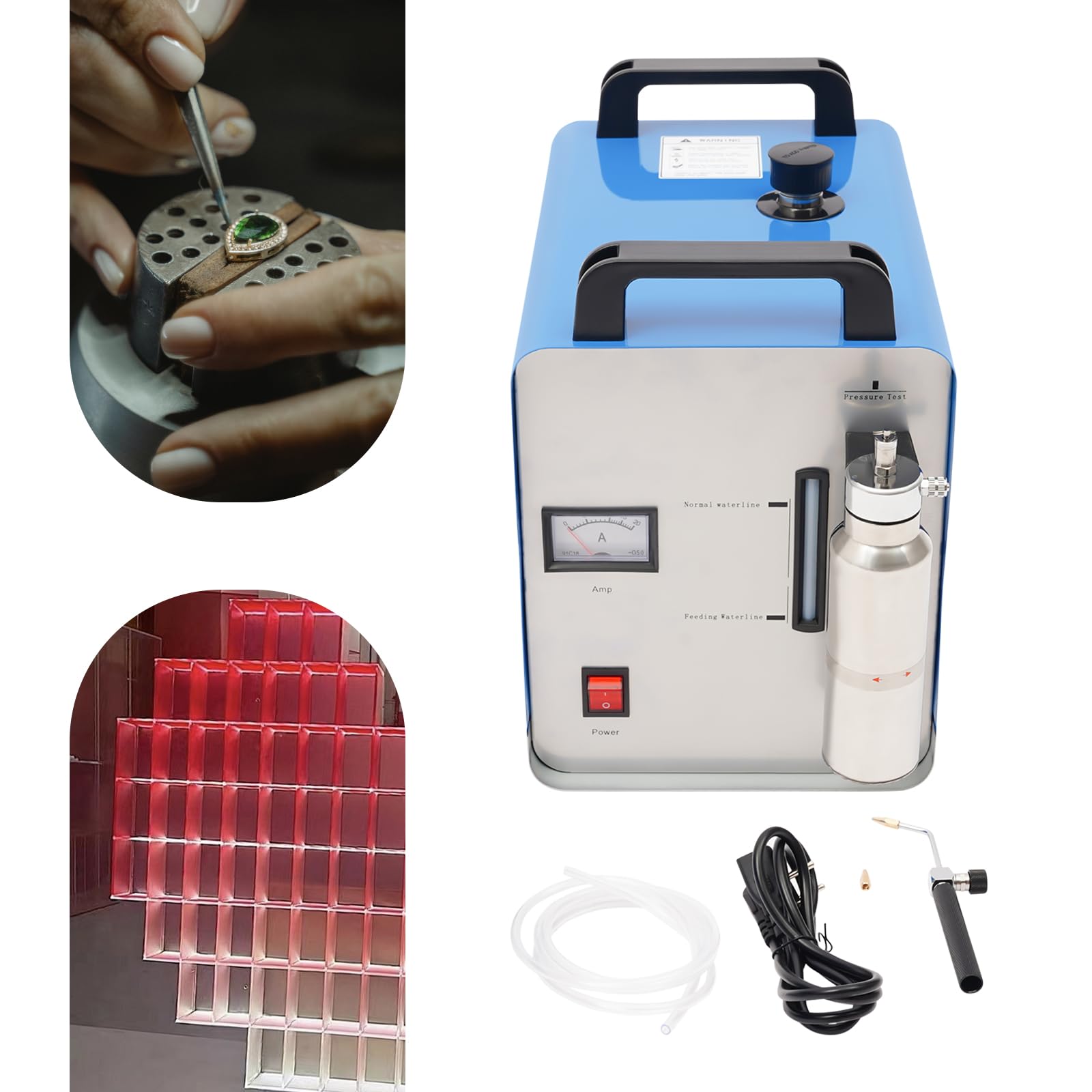 Acryl-Poliermaschine H160/H180 Sauerstoff-Wasserstoff Gasgenerator-Polierer Flammenpolierer 75/95L Wasserschweißgerät HHO Gasflamme Water Welder Polierend Maschine (H160)