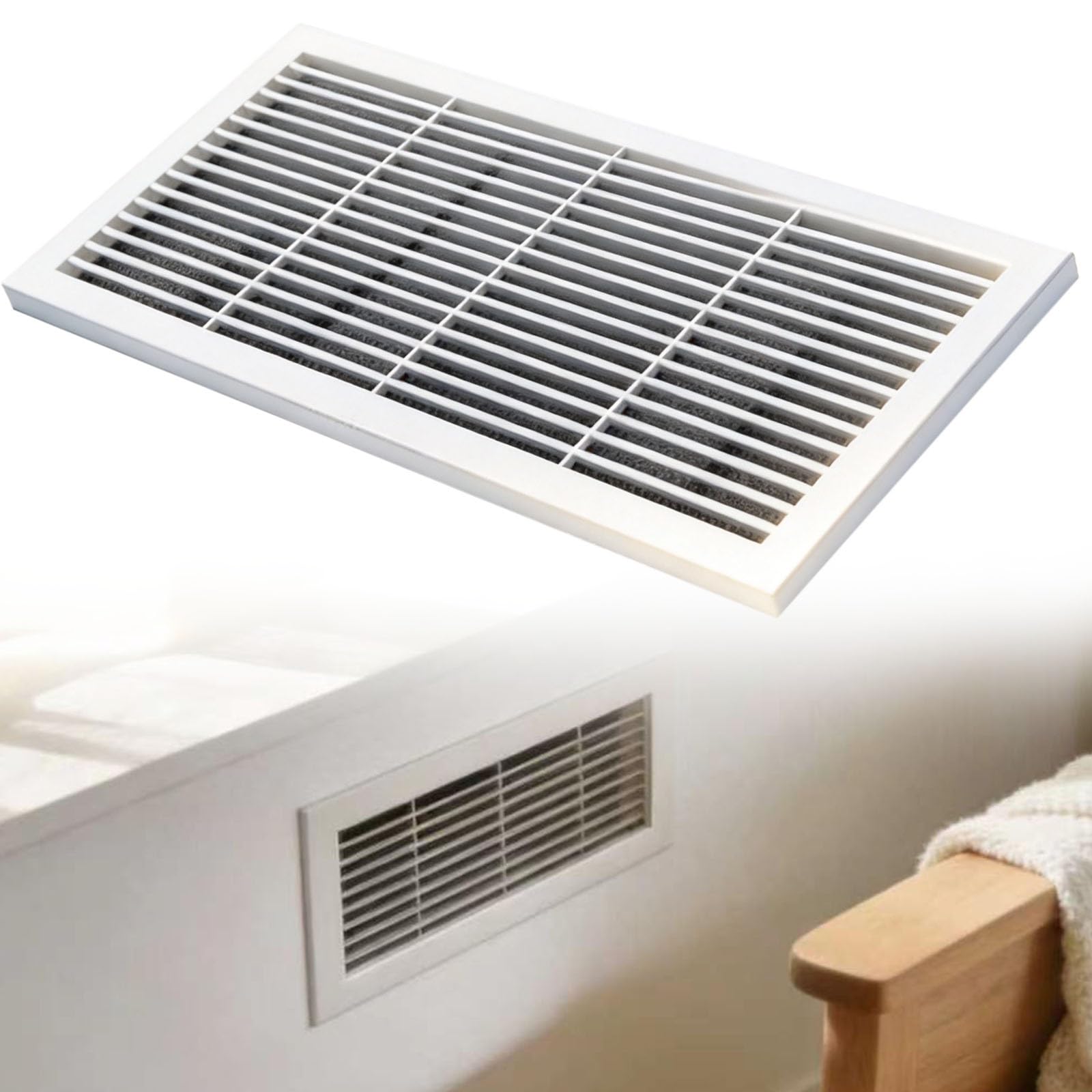 Pannello di Accesso per Bocchetta di Ritorno Aria a soffitto ad Alto Flusso, Copertura Decorativa per Bocchetta di Ritorno Aria per uffici/camere da Letto/Centri Commerciali, Apertura di ven