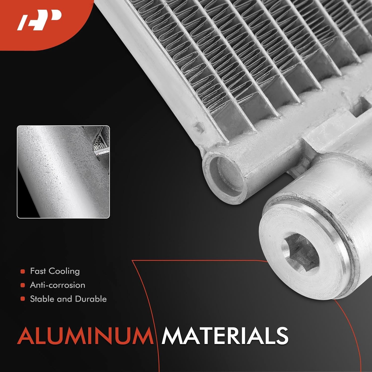 A-Premium Air Conditioning A/C Condenser Compatible with Smart Fortwo 2008-2015 L3 1.0L, Replace# 4515000054