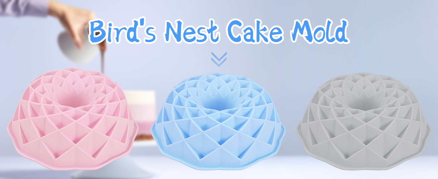 Stampo Chiffon Cake In Silicone 23cm - Antiaderente Per Forno E Microonde - Foto 3