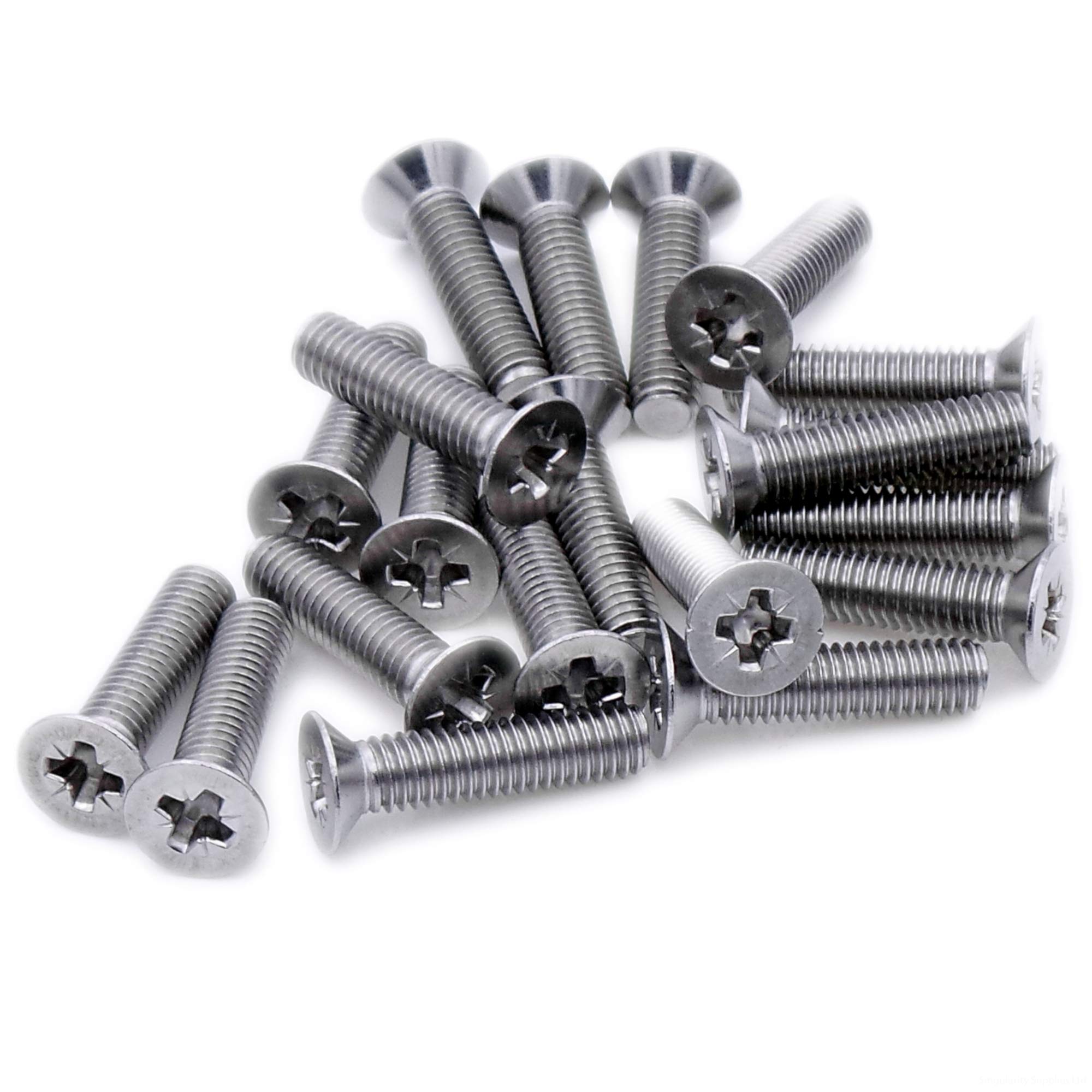 M3,M4,M5,M6 Countersunk Socket Head BOLTS (Screws) A2 S/Stl Nylocs & Washers E - Foto 11