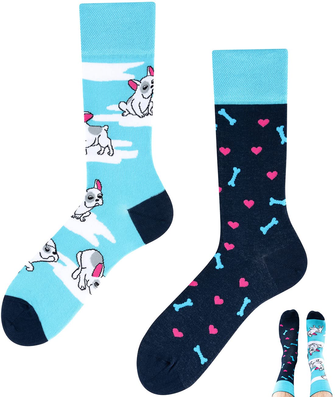 TODO Colours Lustige Socken mit Motiv - Mehrfarbige, Bunte, Verrückte für die Lebensfreude