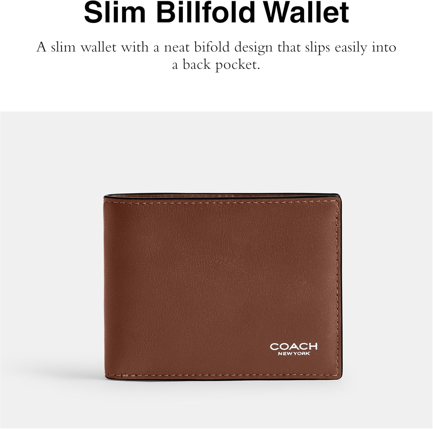 COACH Men's Slim Billfold - Image 2