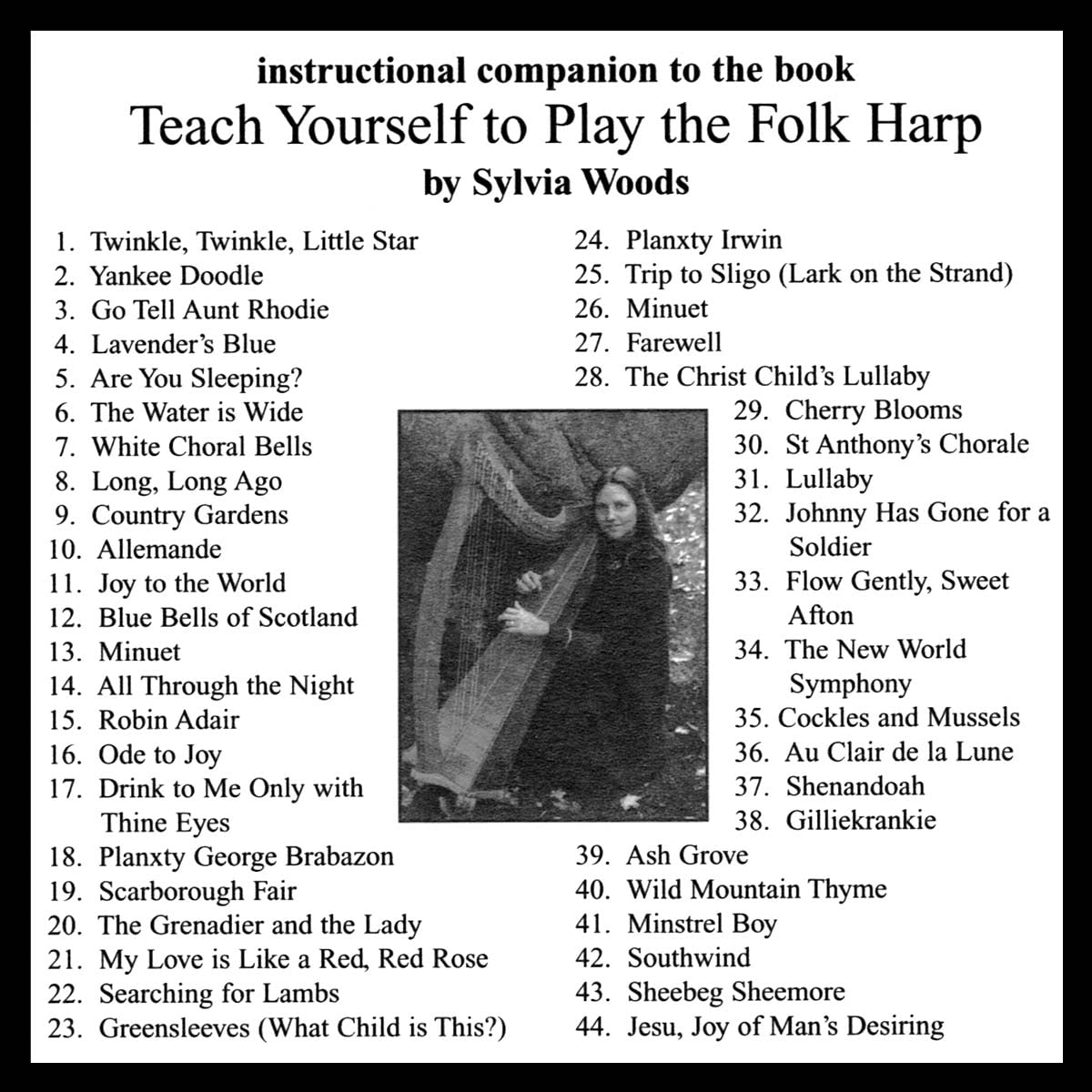 Teach Yourself to Play the Folk Harp - Companion CD to the Songbook - arr. Sylvia Woods - CD Only