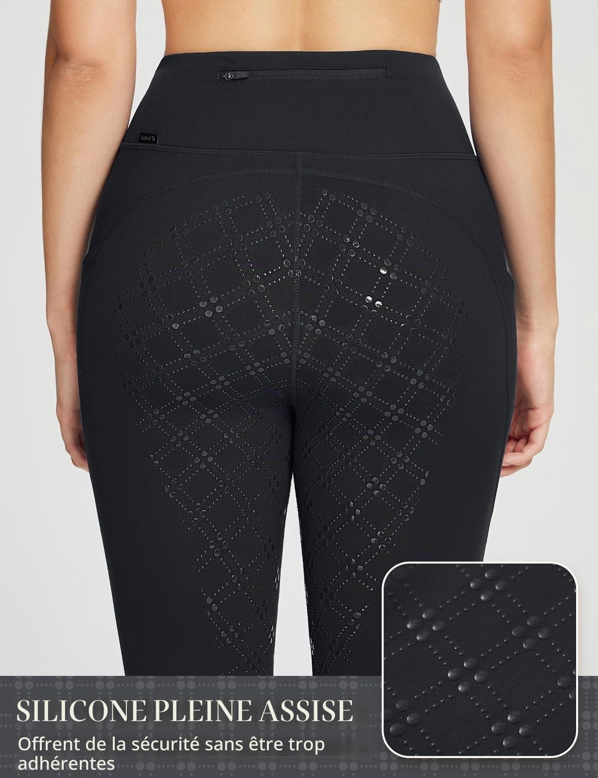 baleaf Pantalon d'équitation Thermique pour Femme avec Doublure en Polaire et Poches arrière