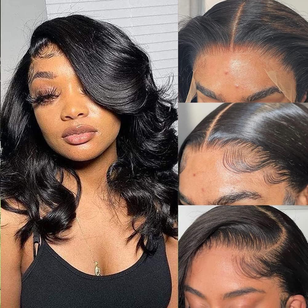 Wear and Go Glueless Bob Wig 14in 4x4 Lace Closure