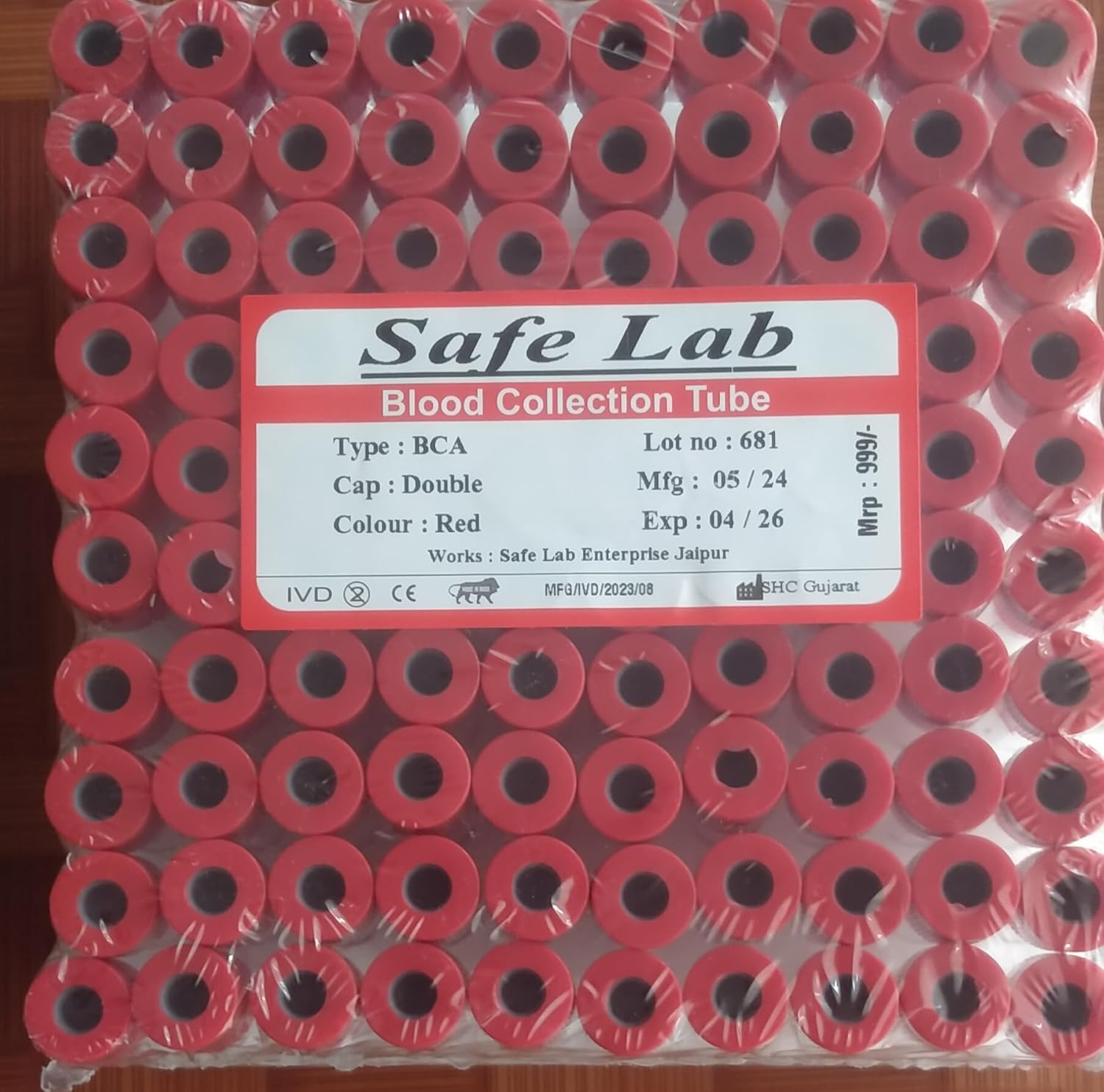 Plain clot activator test tube (100 piece) : Amazon.in: Industrial ...