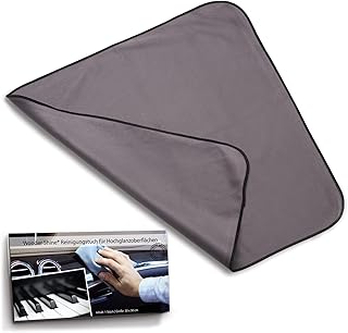 Made in Germany High-Gloss Cloth for High-Quality and Sensitive Surface, Gloss and Varnish Furniture, Musical Instruments, Car Displays, 30 x 30 cm