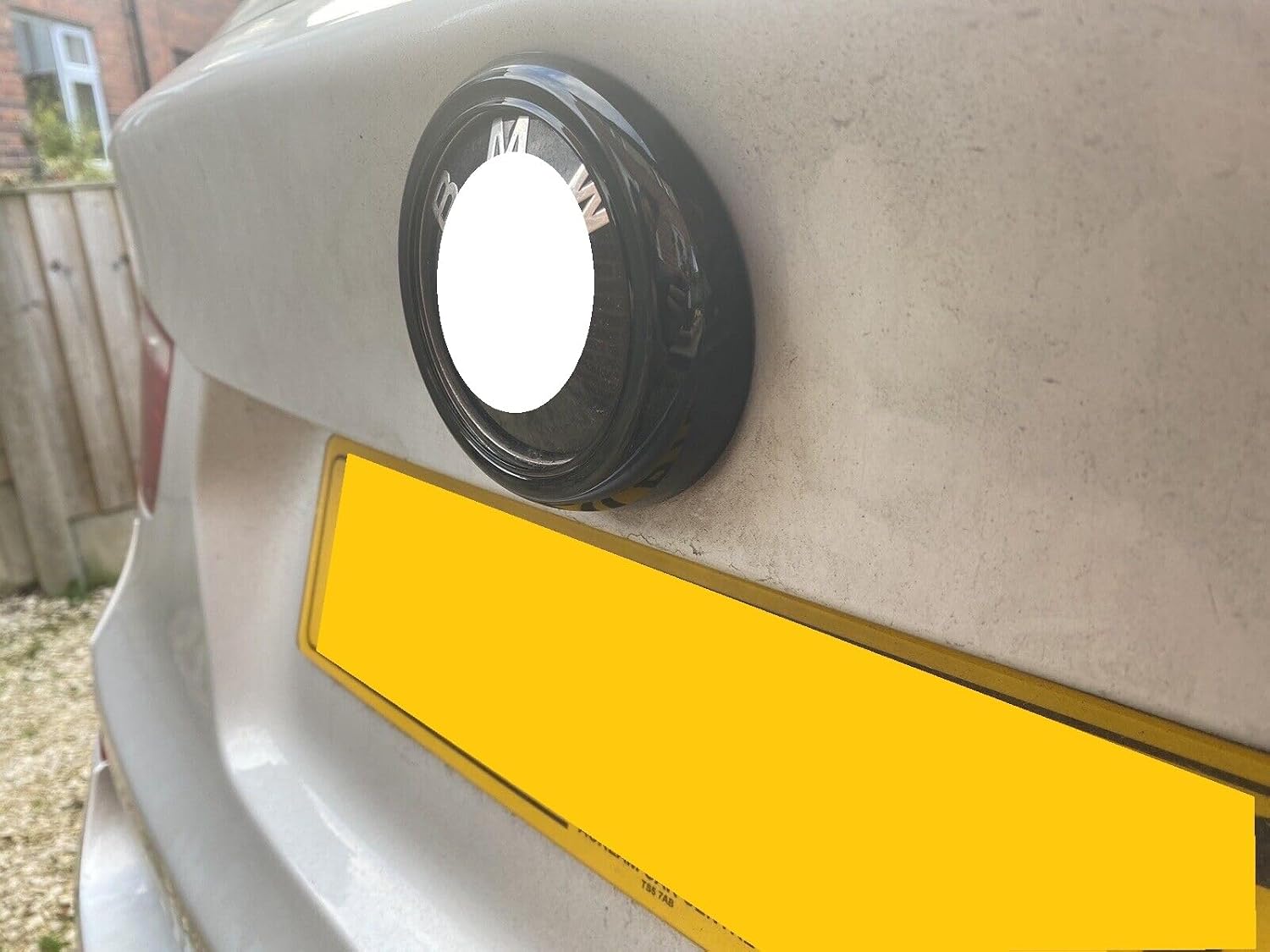 Rear Gloss Black Boot Ring Badge Surround Roundel Cover For BMW X3 F25 Accessories mod Styling De-chrome X3M