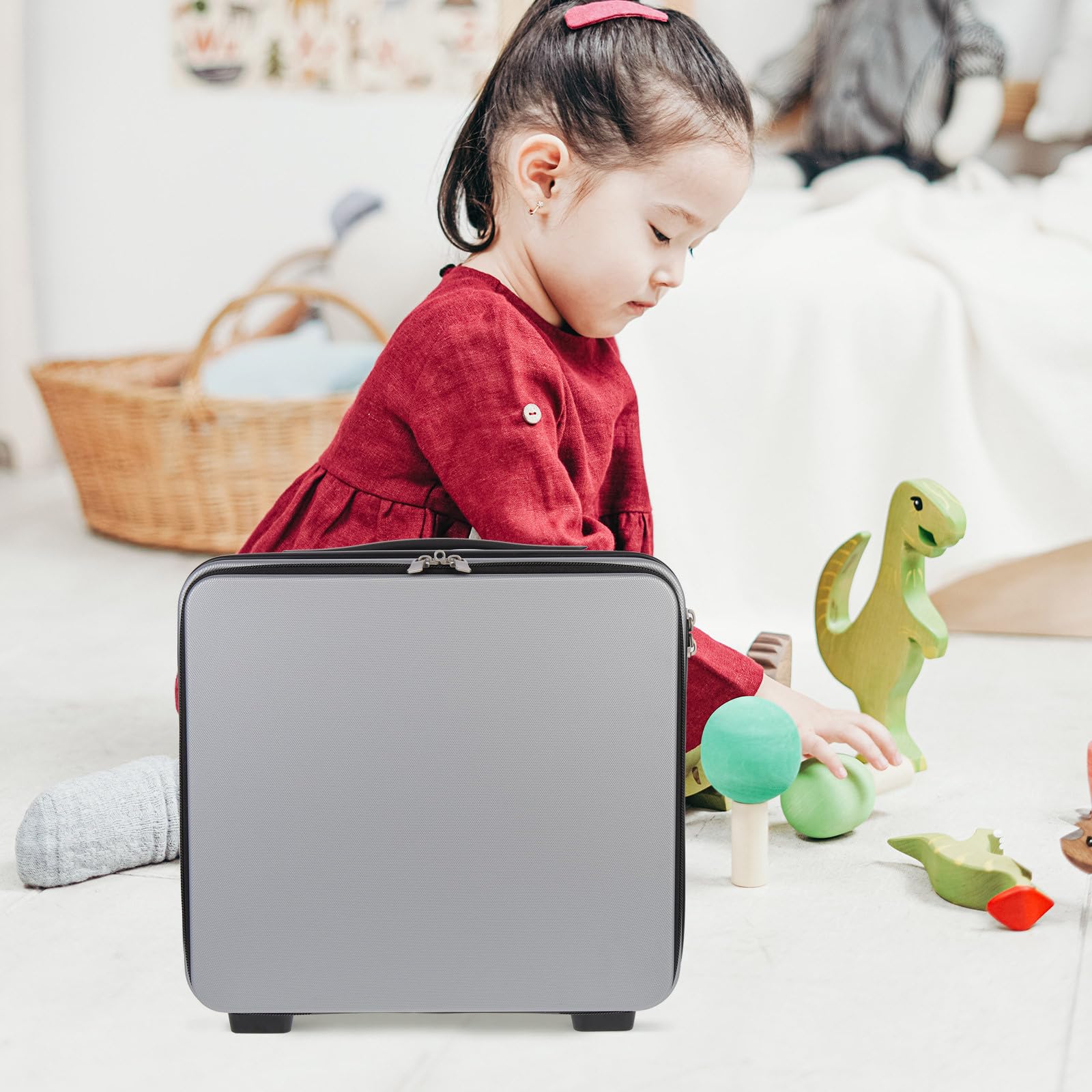 ABS und Gummi Tragbarer Kosmetikkoffer für Reise und Zuhause