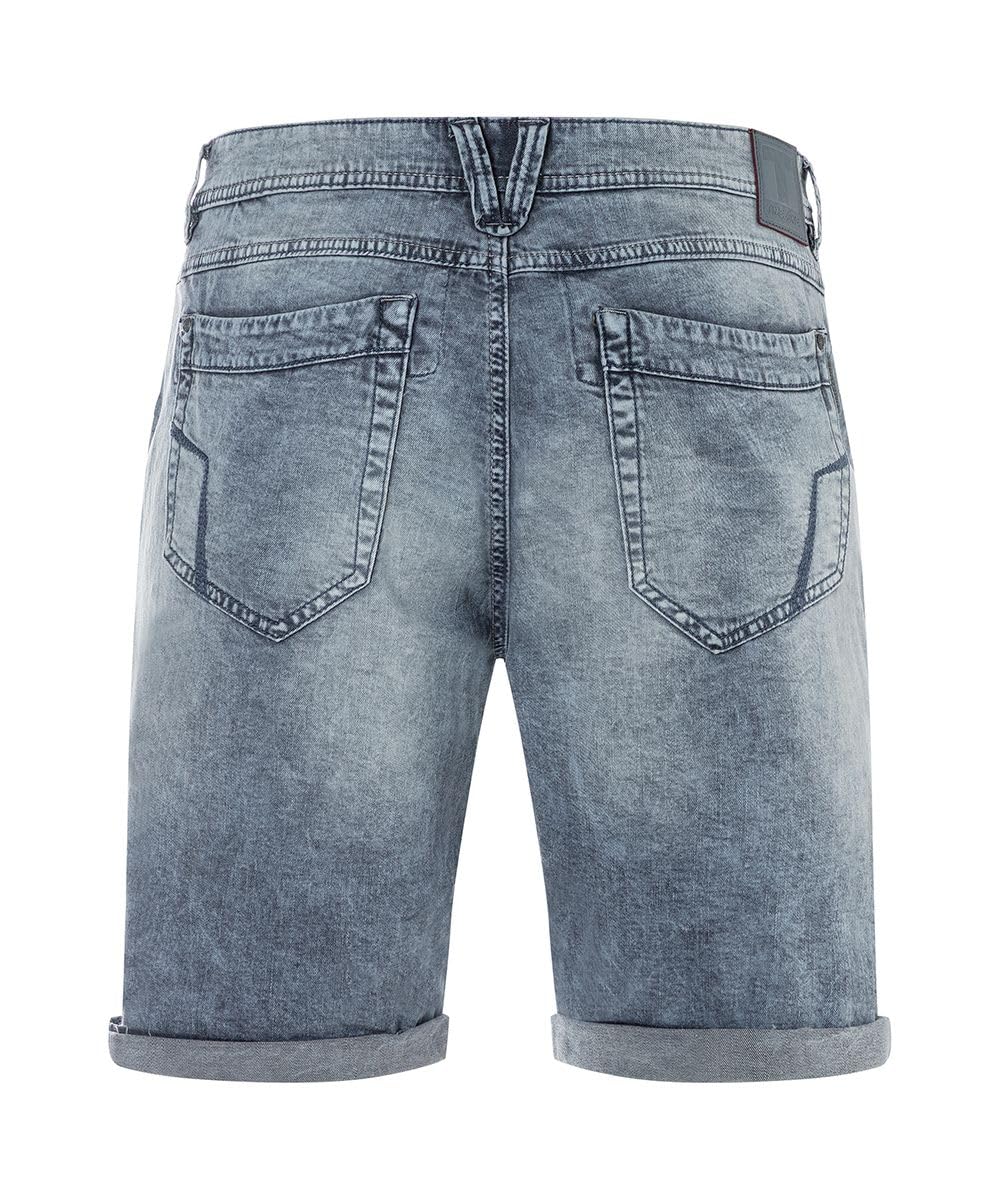 Timezone Męskie szorty jeansowe Regular Jackytz Short Mid Waist Regular Fit niebieskie