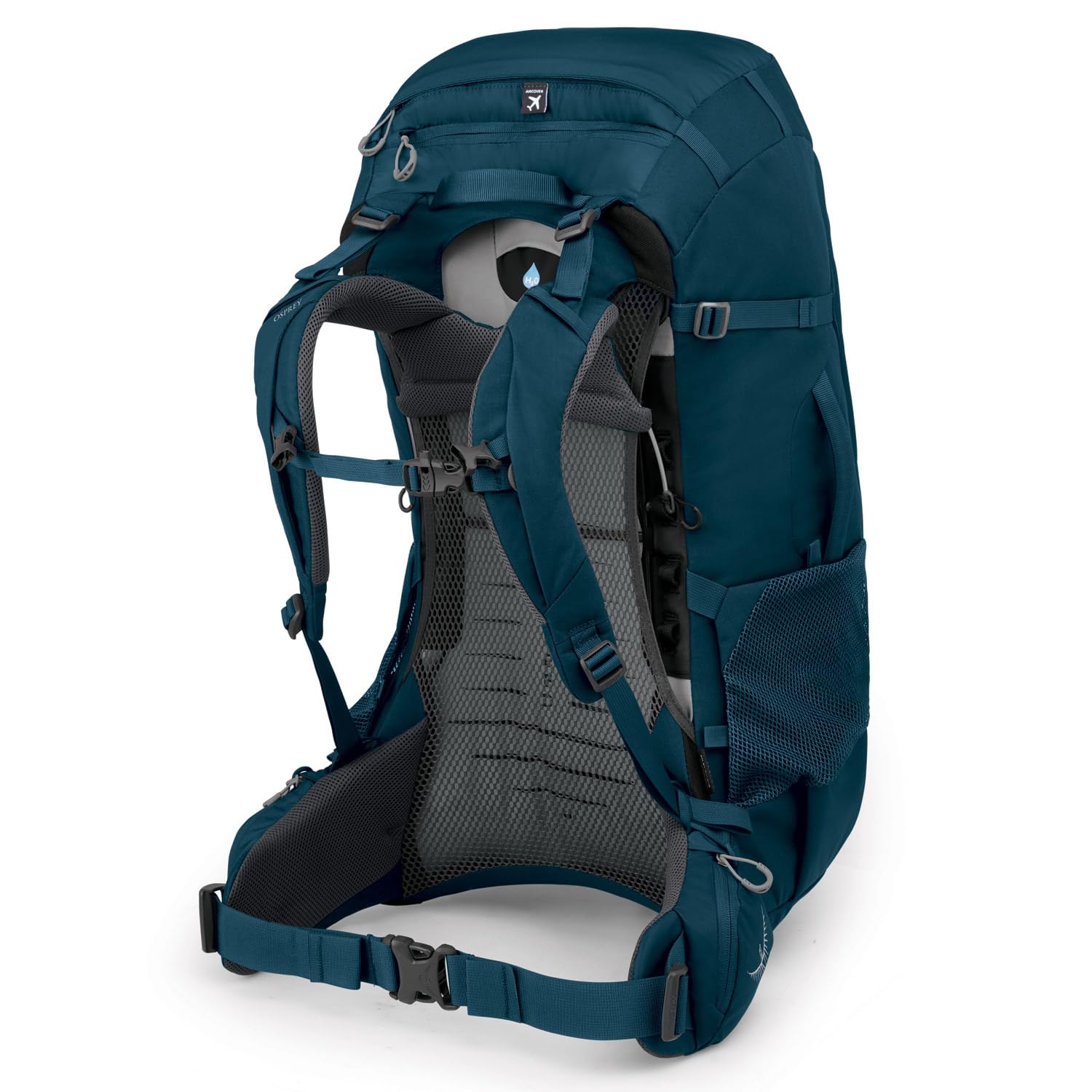 Osprey Zaino da donna Europe 50L Night Jungle Blue, taglia unica